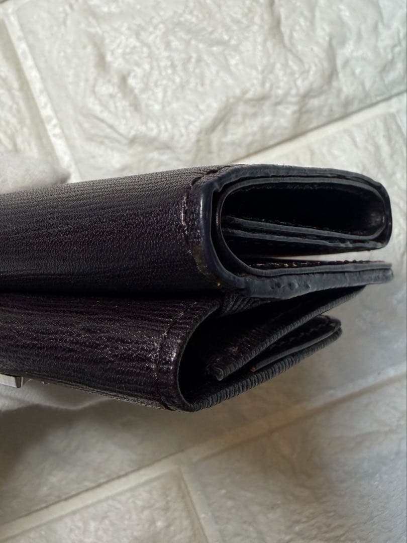 (美品)Vivienne Westwood 3つ折り財布 ビッグオーブ グリーン