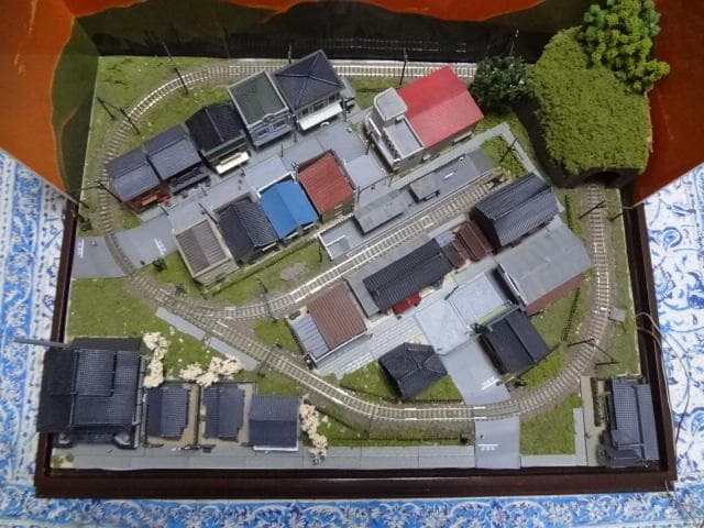 完成品 鉄道模型 ジオラマ 昭和「鉄道模型」をつくる ケース　パワーユニット付