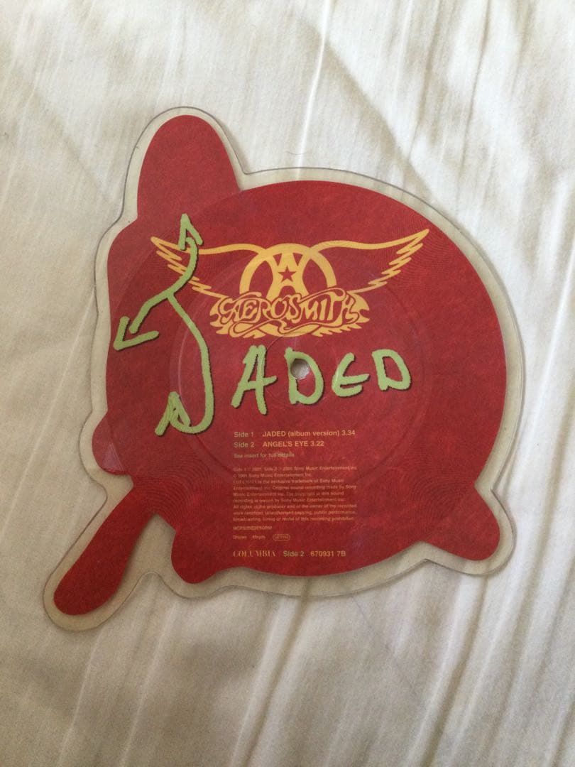 レア‼️エアロスミス Aerosmith jaded アナログ レコード 7インチ
