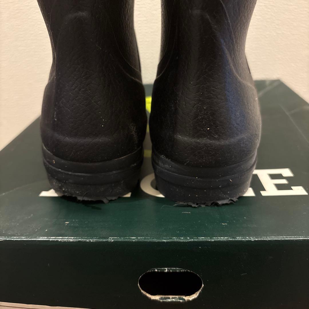 AIGLE ミドルラバーブーツ 37 23.5cm ダークネイビーレインブーツ