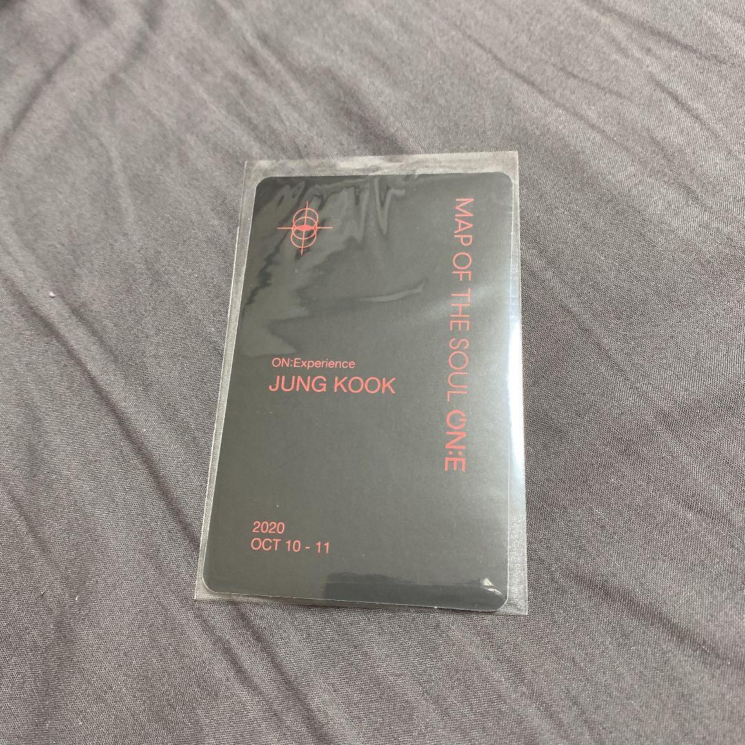 bts ジョングク トレカ on:e dvd