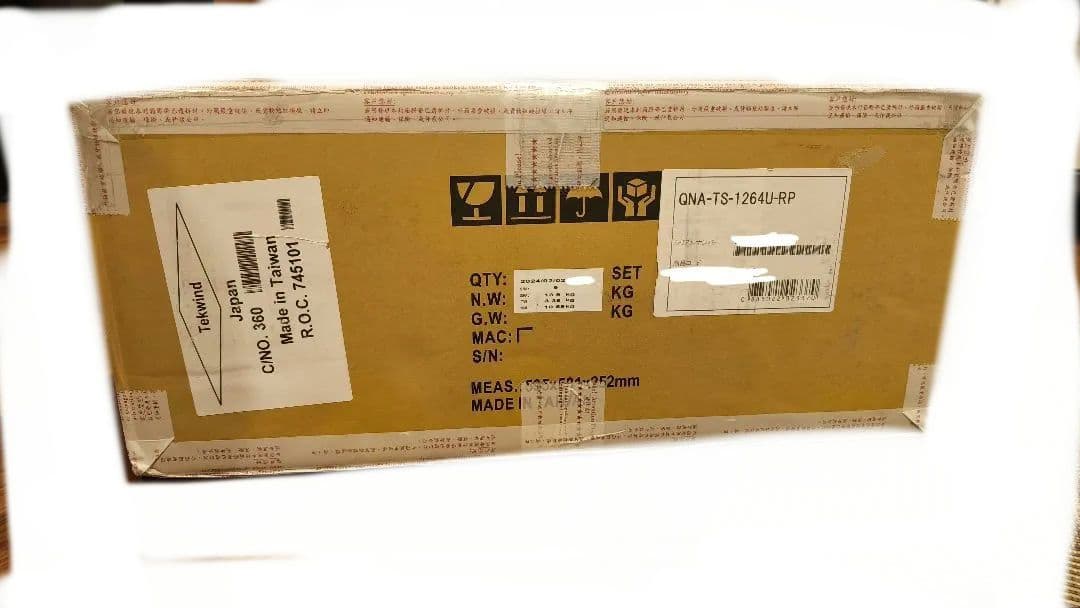 QNAP TS-1264U-RP 1U ラックマウントNAS