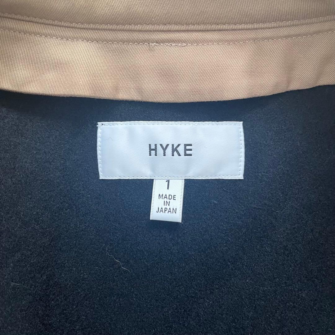 美品　HYKE トレンチコート　レギュラーフィット　着丈111cm サイズ1