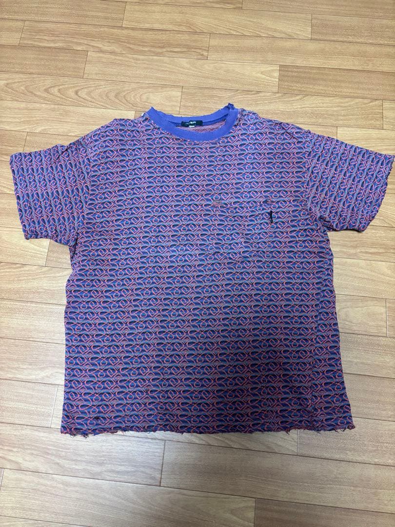 【最終値下げ】80's OLD Stussy初期　総柄tシャツ　ボロ　Mサイズ