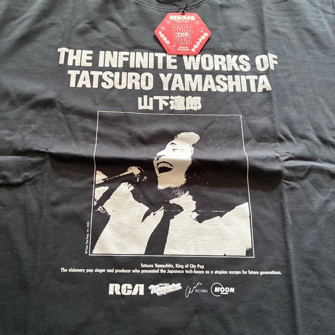 Pass The Peas 山下達郎 Tシャツ 黒
