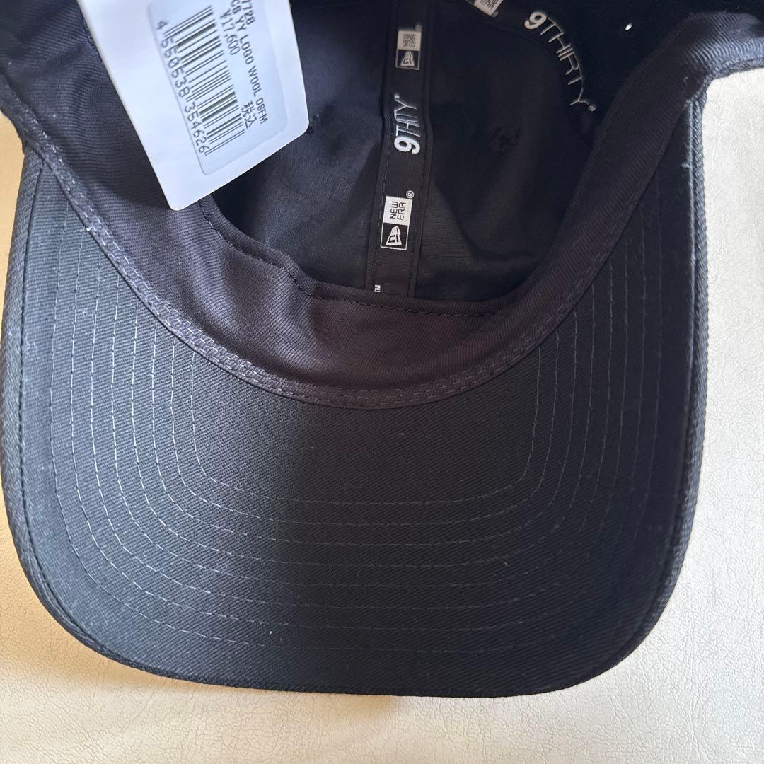New Era 9THIRTY ブラックキャップ
