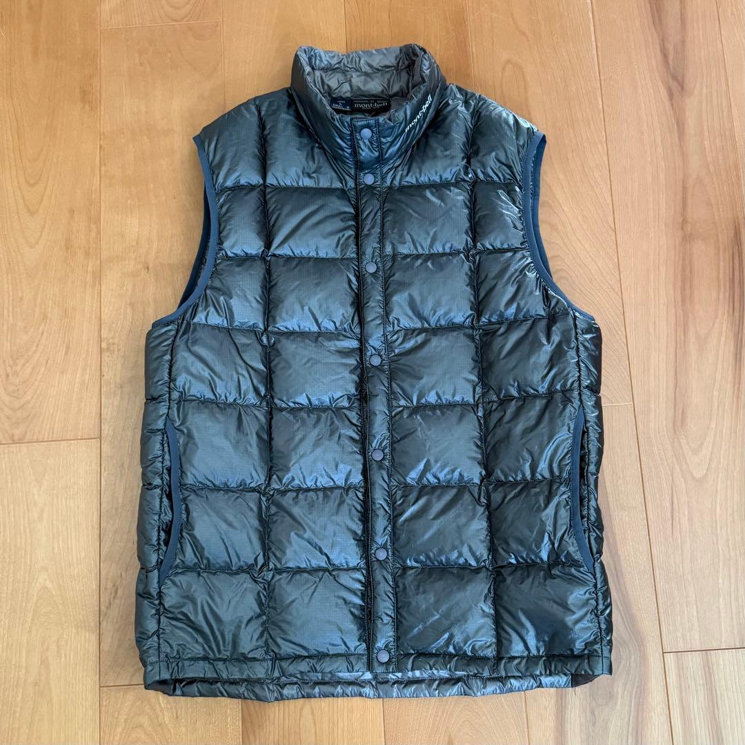 mont-bell ULダウンベスト GRAY Ｌ #1101285 モンベル