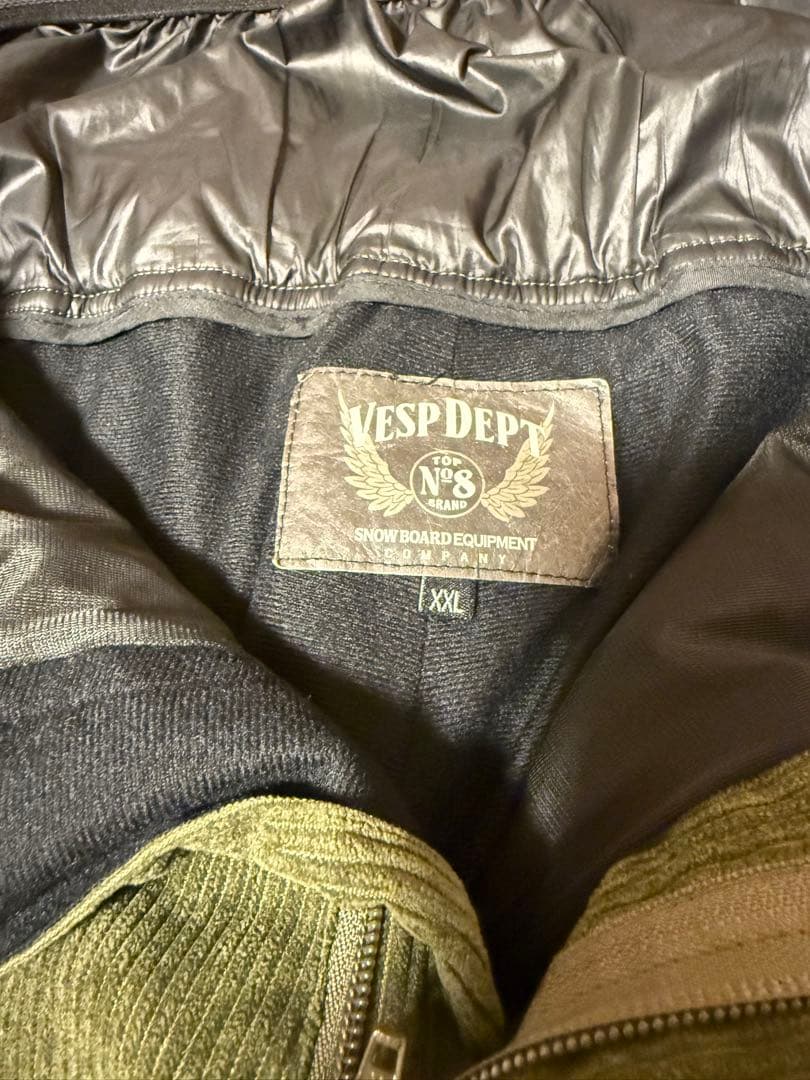 VEST DEEP コーデュロイジャケット XXL オリーブグリーン