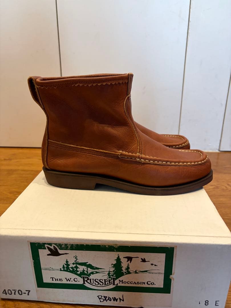 RUSSELL MOCCASIN ラッセルモカシン ノックアバウト 一回着用のみ