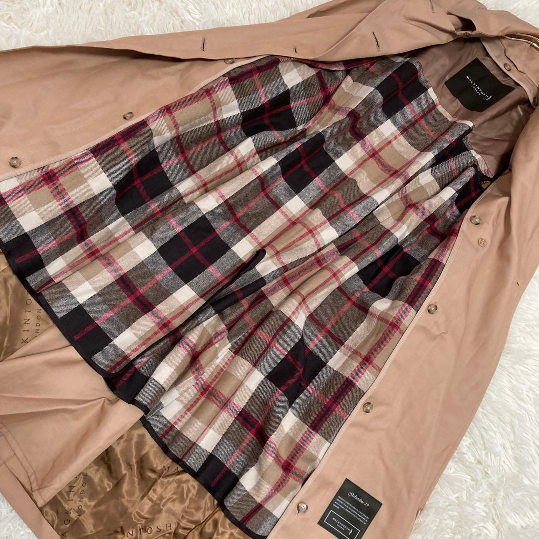 《良品》 MACKINTOSH LONDON トレンチコート ベージュ 36