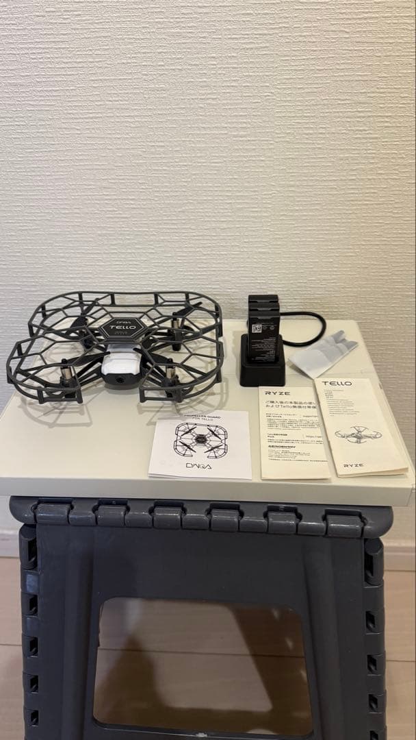 【極美品】DJI Tello ブーストコンボ バッテリー3個 全面ケージ＋箱付