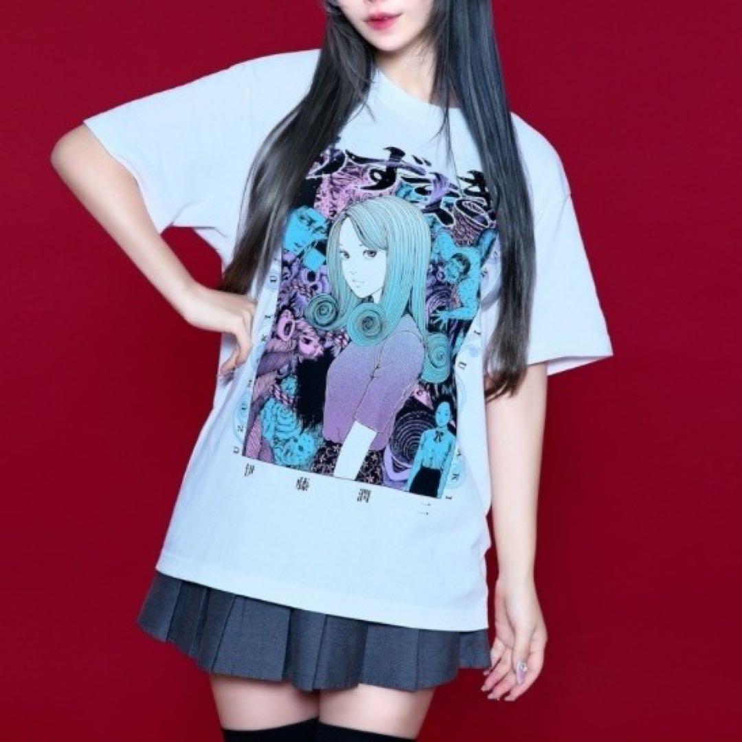 伊藤潤二 POP UP STORE うずまき コラージュTシャツ