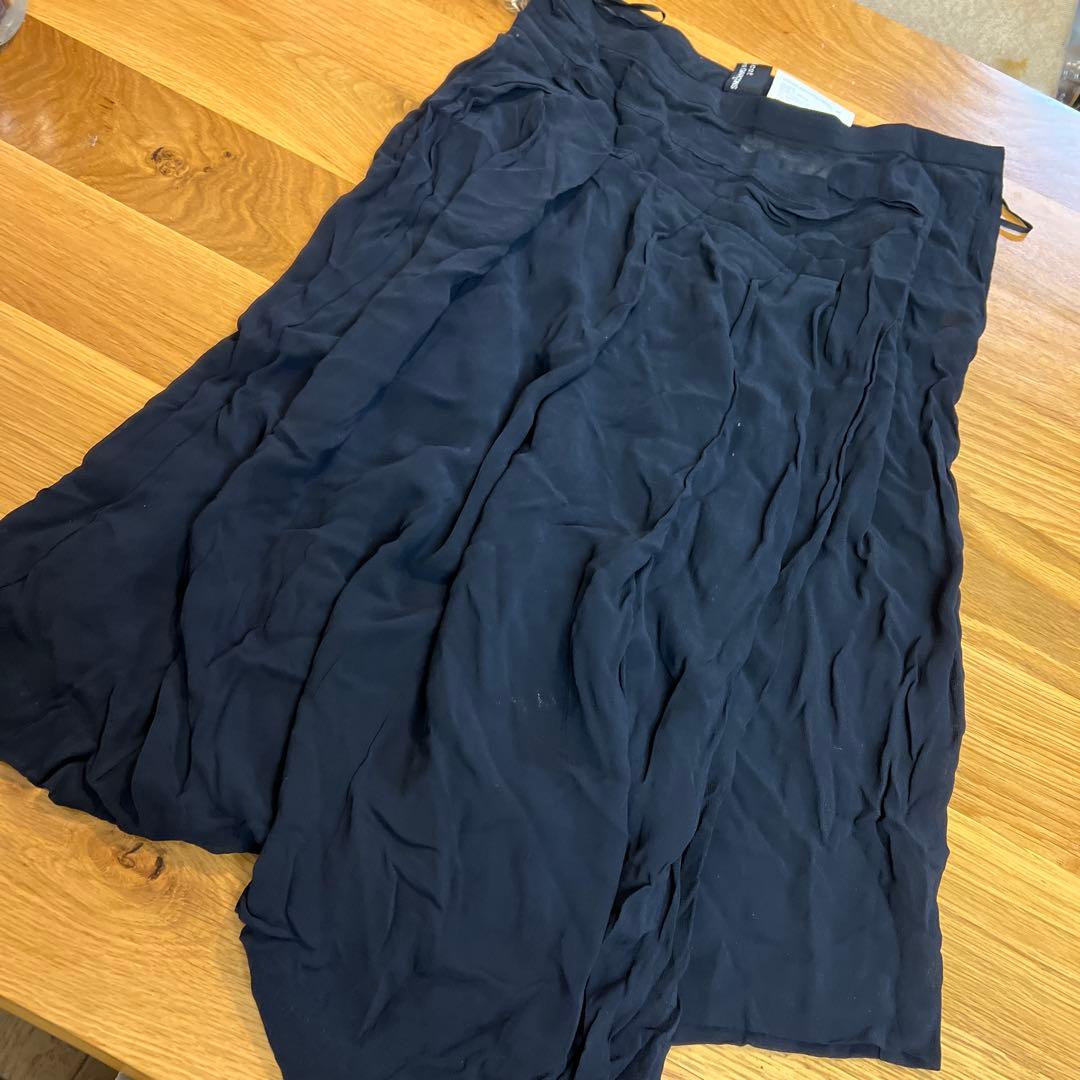 c*様 トリコCOMME des GARÇONS ブラック フレアスカート M