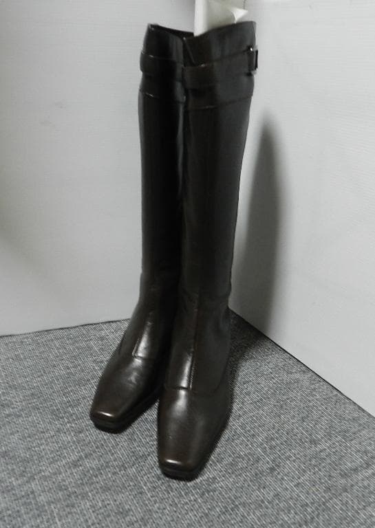 深*景様 ダークブラウン レザー ロングブーツ 26cm Camui　卑弥呼