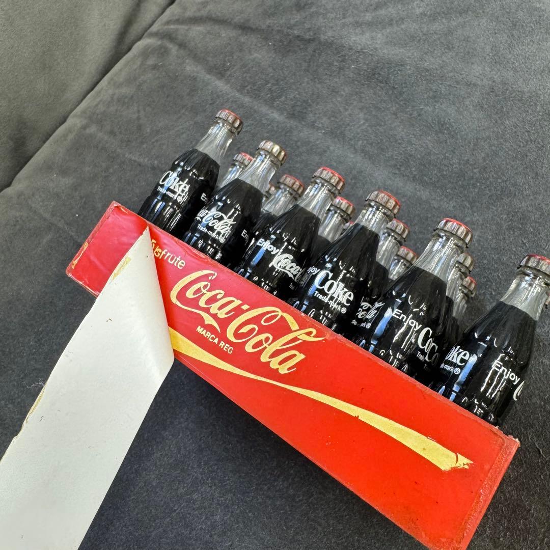 Coca-Cola クラシックガラスボトル 24本セット　ミニチュア