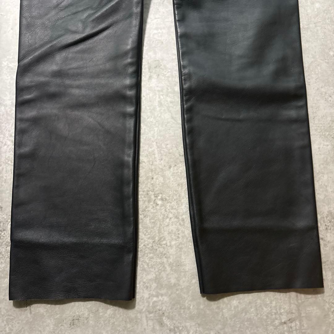 美品✨️ショット×アトミックガレージ 別注モデル レザーパンツ32