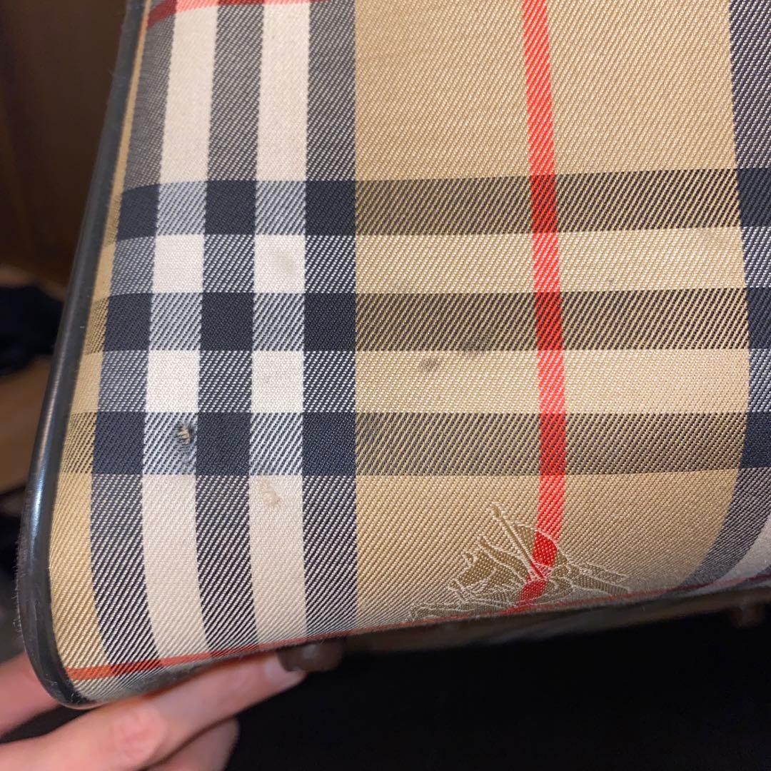 ★ 新年セール★Burberry ボストンバッグ チェック柄 良好