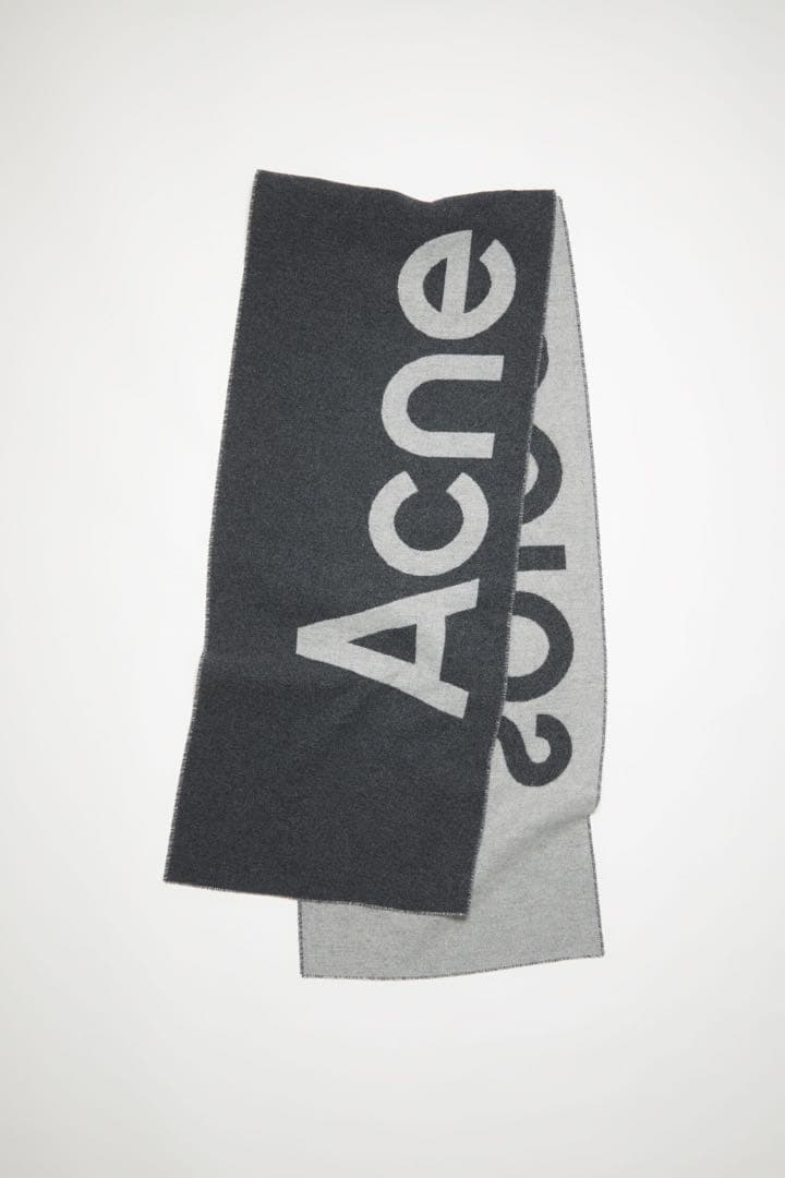 【新品】Acne Studios ロゴジャカードスカーフ