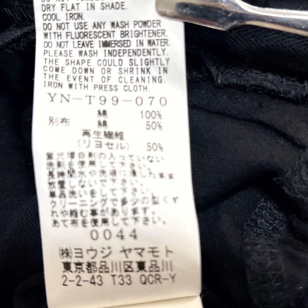 Y's シャツカーディガン ドッキング ブラック