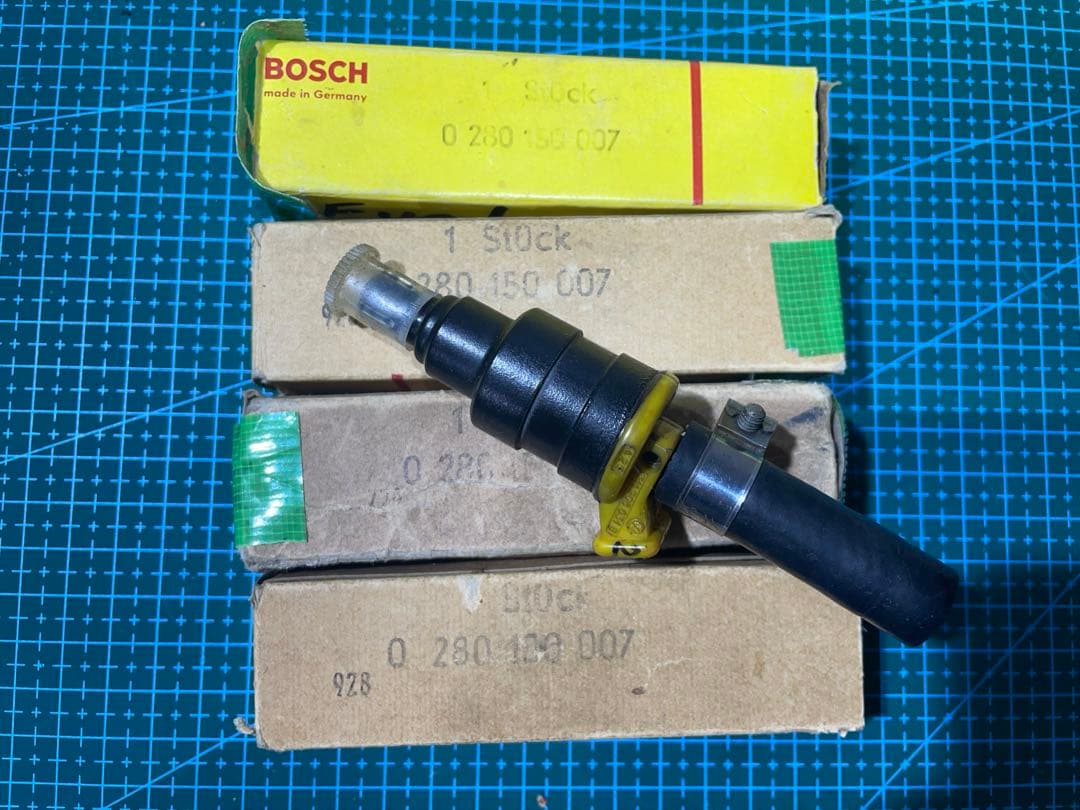 【洗浄済 作動品】純正Boschインジェクター４本【当時物】タイプ2 タイプ3