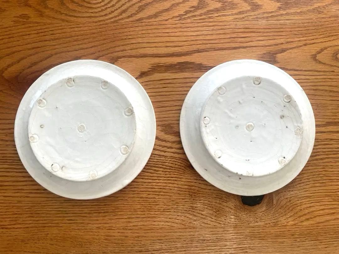 【3/29迄】未使用品　谷口竜　7寸皿　ペア　作家　陶芸　茶器　酒器　うつわ