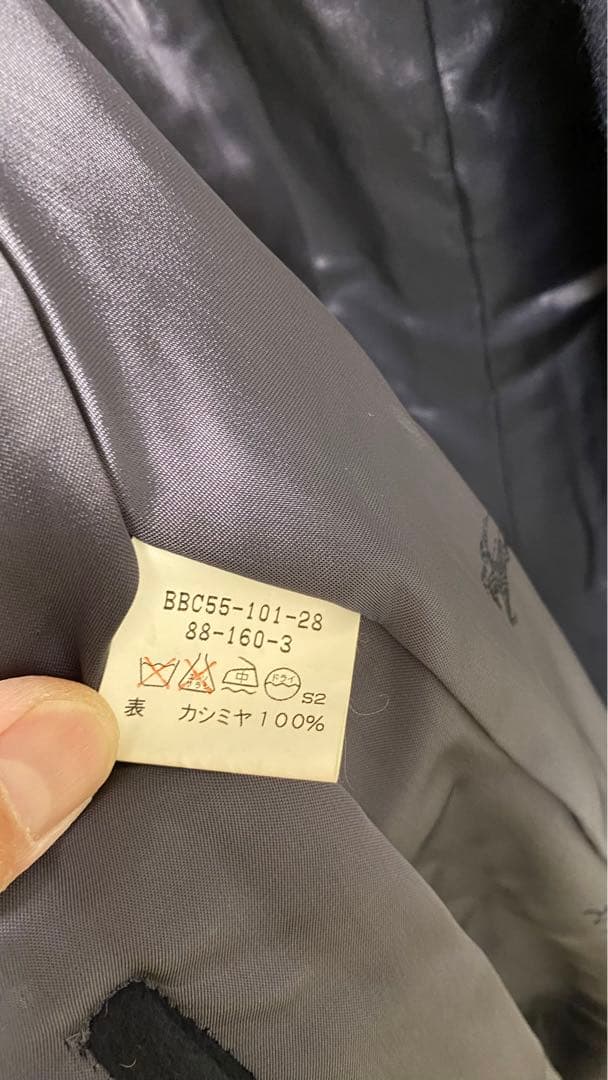 数回着用美品バーバリーロングコート