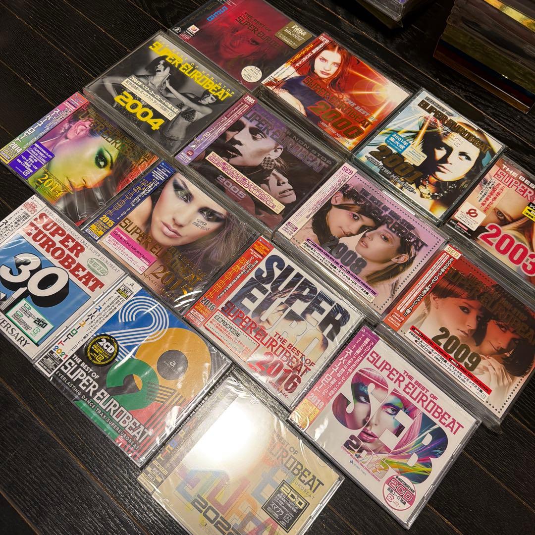新品未使用　スーパーユーロビート　CD 年号別　当時品　おまとめ