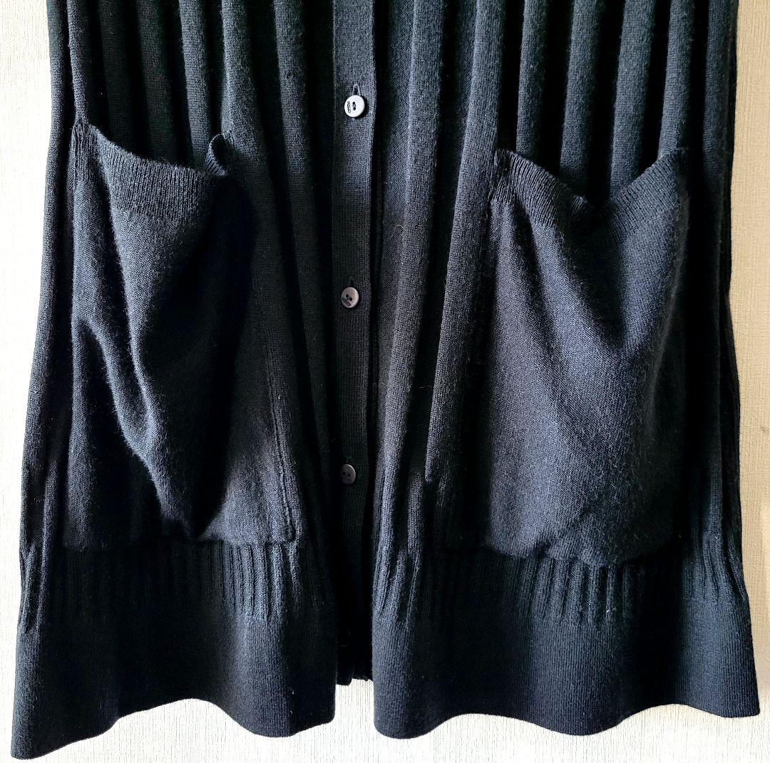 FOXEY NEW YORK フォクシー ロングカーディガン ブラック L