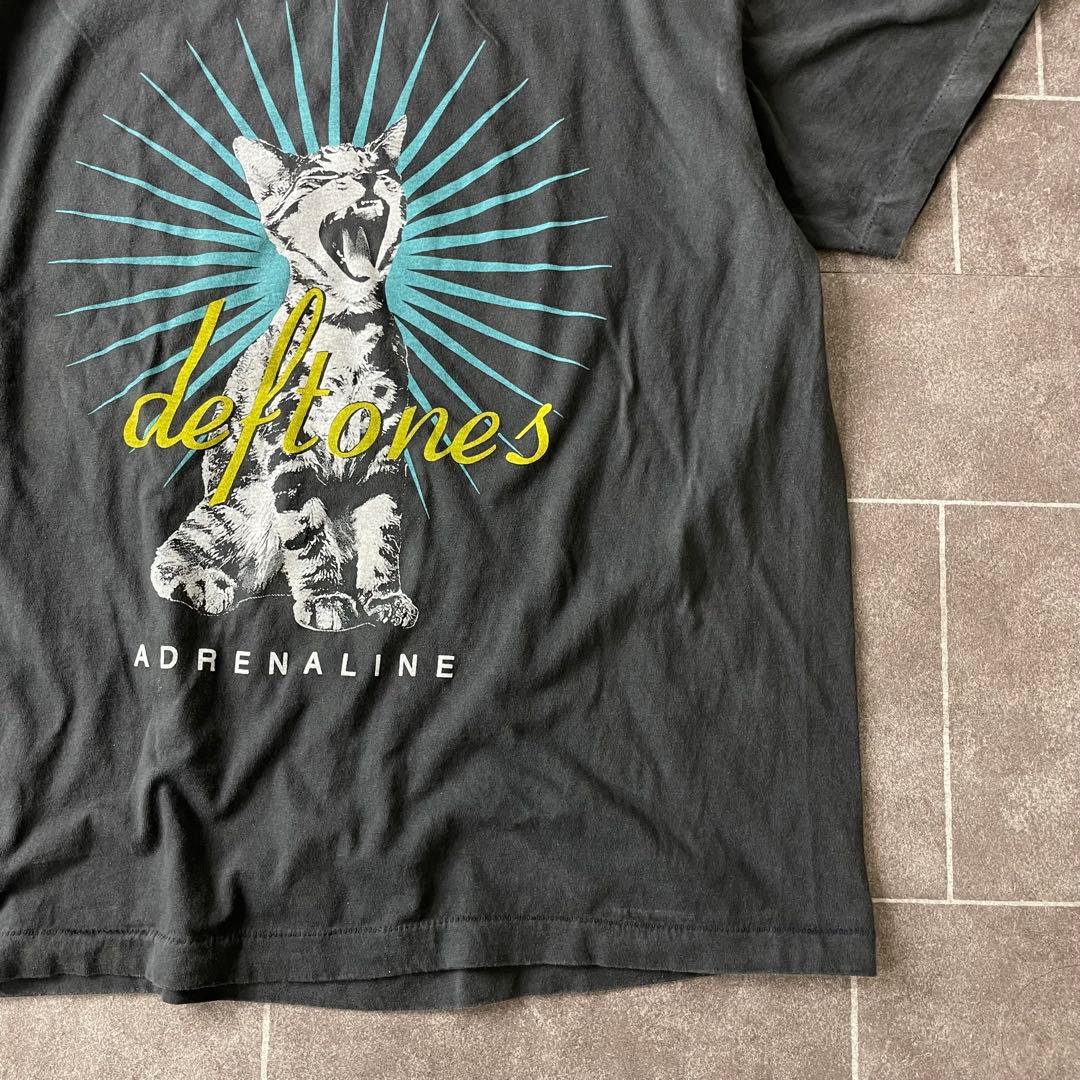Deftones デフトーンズ ADRENALENE フェードTシャツ XL 猫
