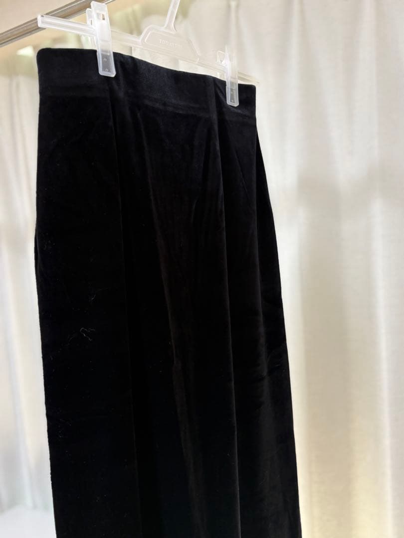 tTODAYFULPencilVelourSkirtペンシルベロアスカート