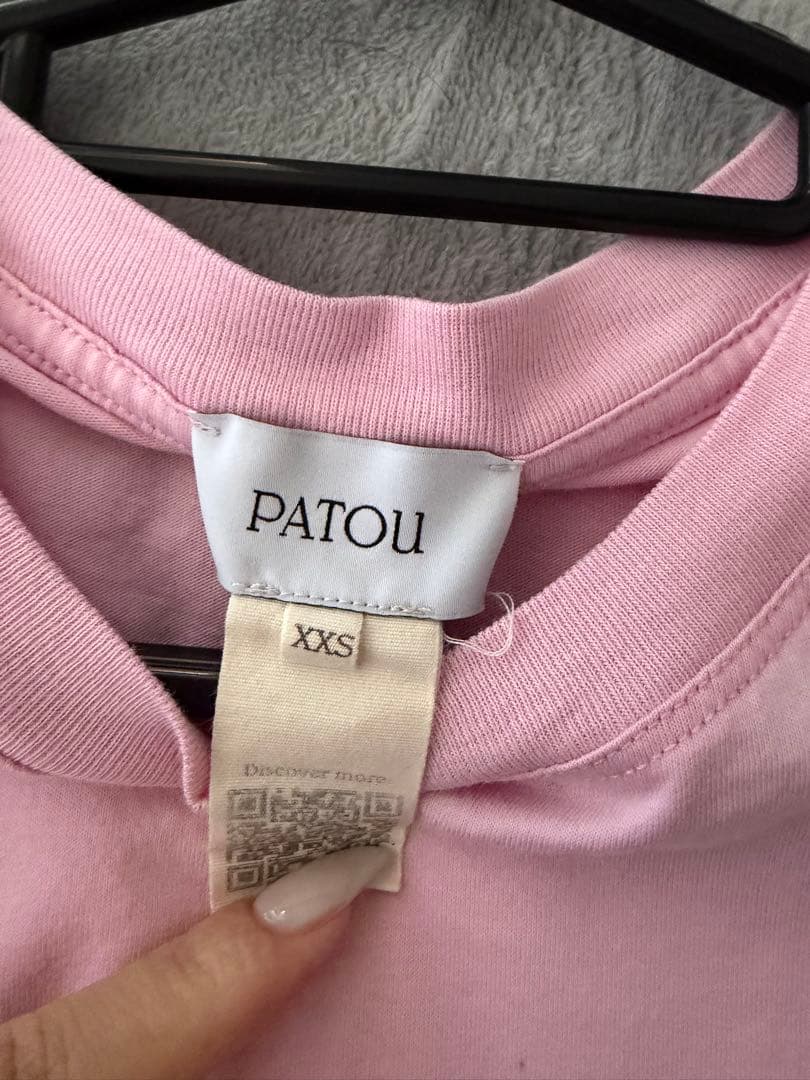 PATOU ピンク ロゴ Tシャツ XXS