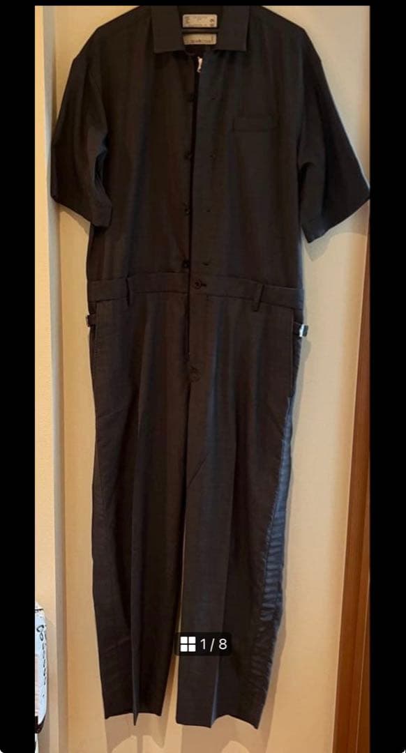 sacaiサカイ ジャンプスーツ Suiting Jumpsuits グレー