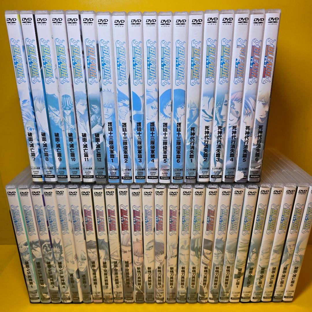 新品ケース交換済　BLEACH ブリーチDVD93巻 全366話+劇場版5作品