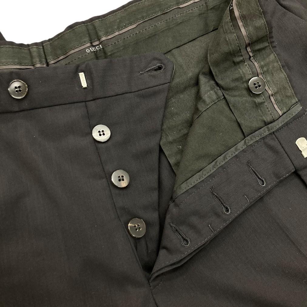 GUCCI グッチ シングル スーツ セットアップ ブラック 54R