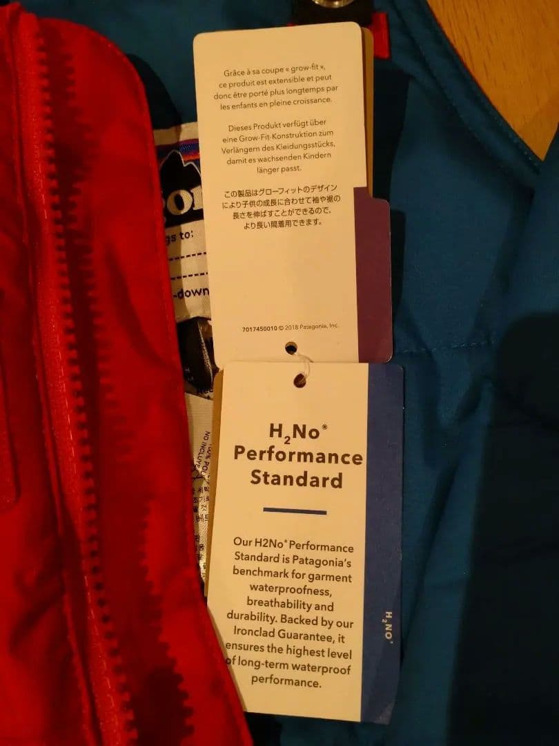 patagonia スノーウェア 子ども用 3T レッド/ネイビー