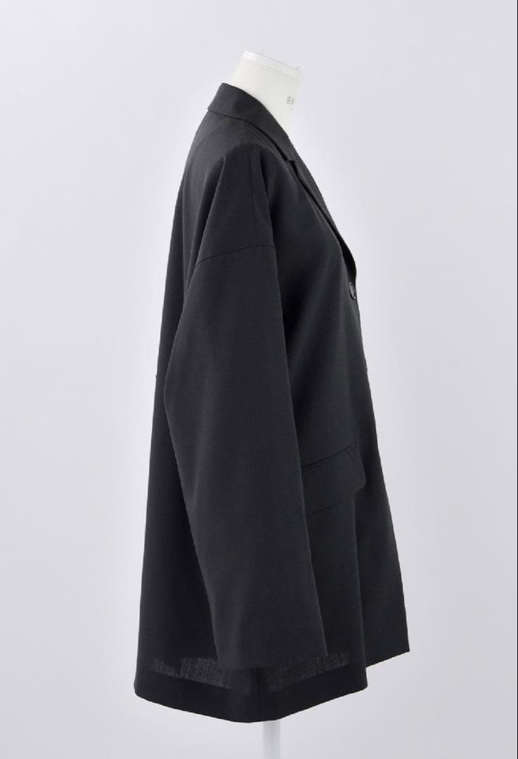 新品ENFOLD エンフォルドNOTCHED COLLAR JACKET グレー