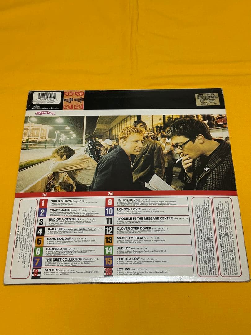 山　blur PARKLIFE レコード