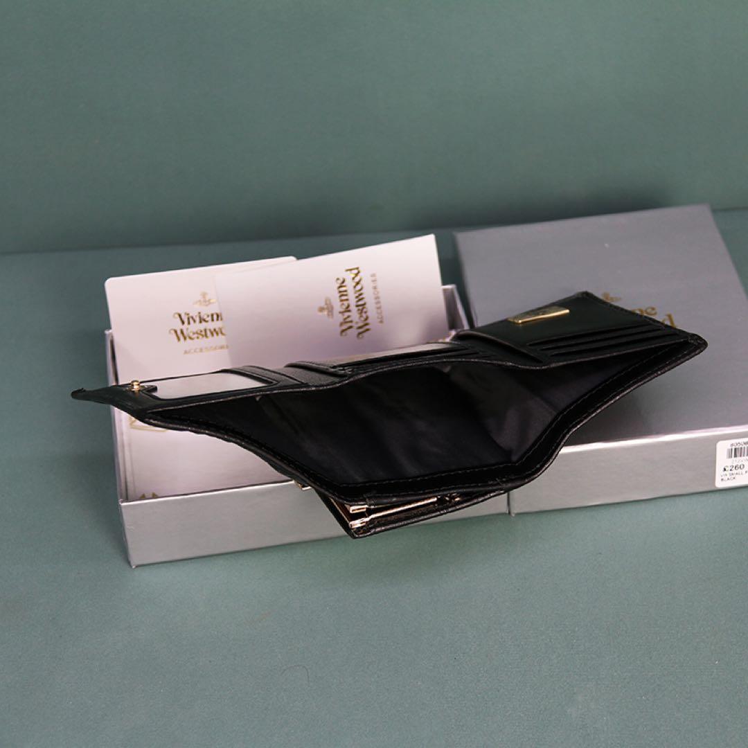 Vivienne Westwood 黑 三つ折り財布 ＃2112