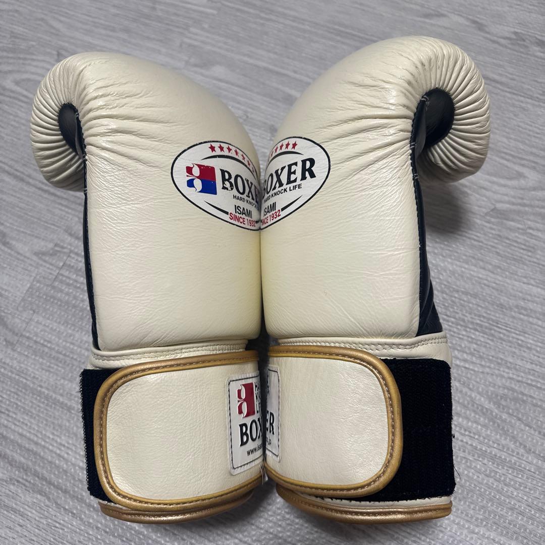ISAMI BOXER ボクシンググローブ 14oz ホワイト