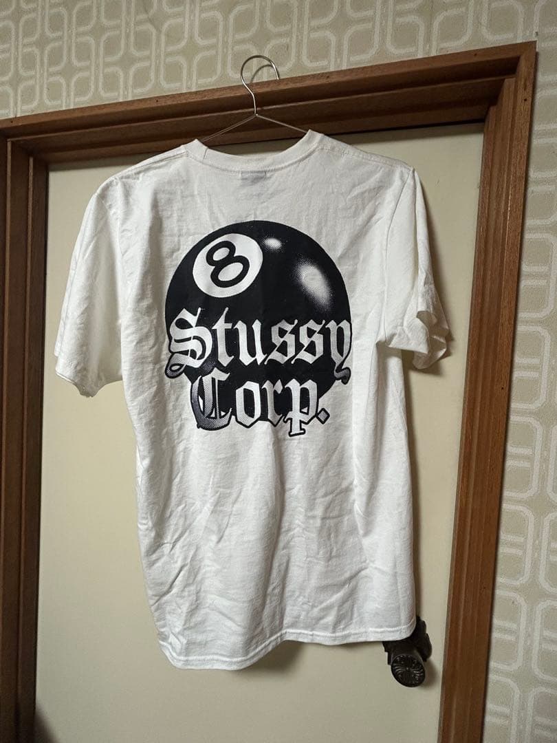 Stussy 8 Ball Tシャツ M ホワイト