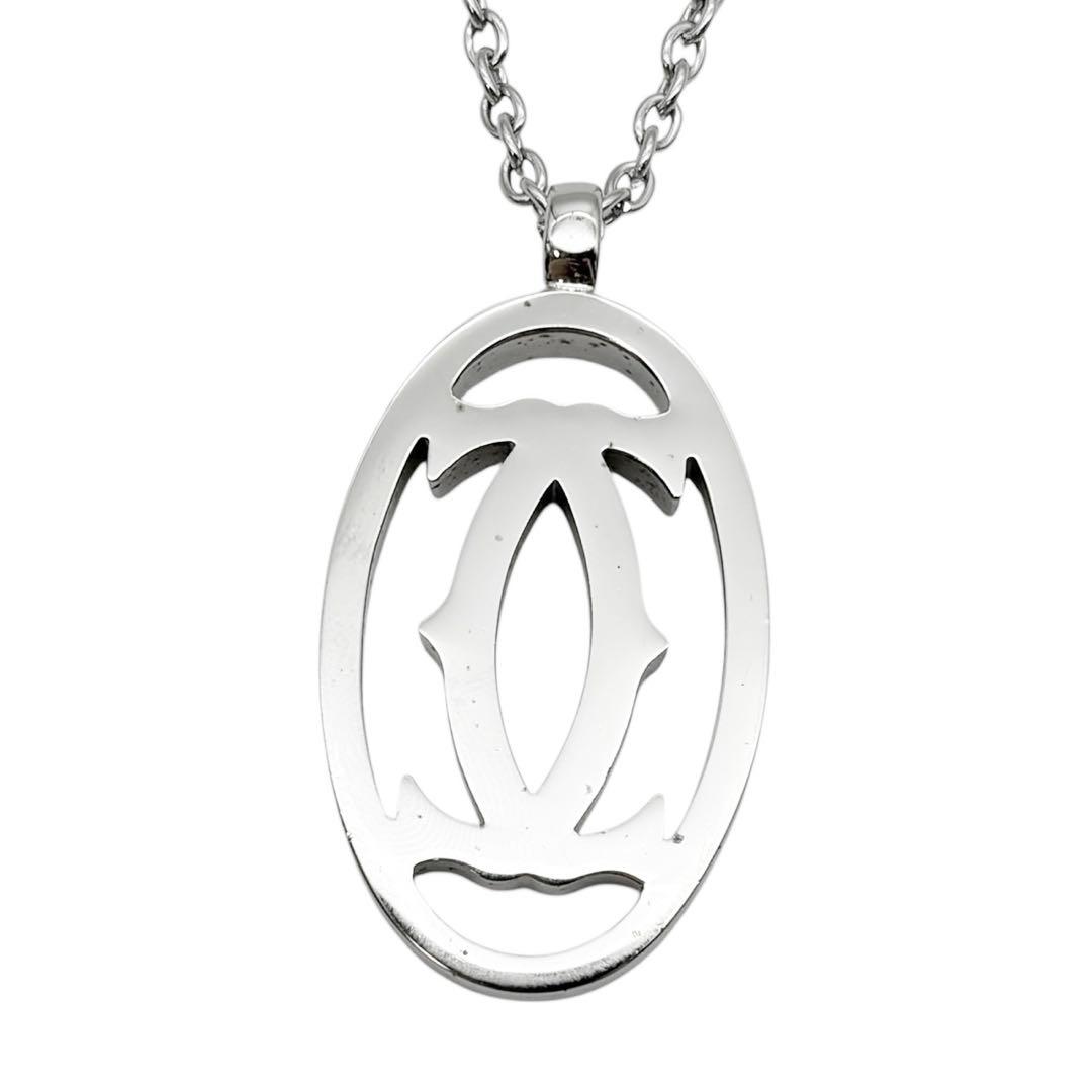 美品◎Cartier カルティエ マストライン ネックレス ペンダント 男女兼用