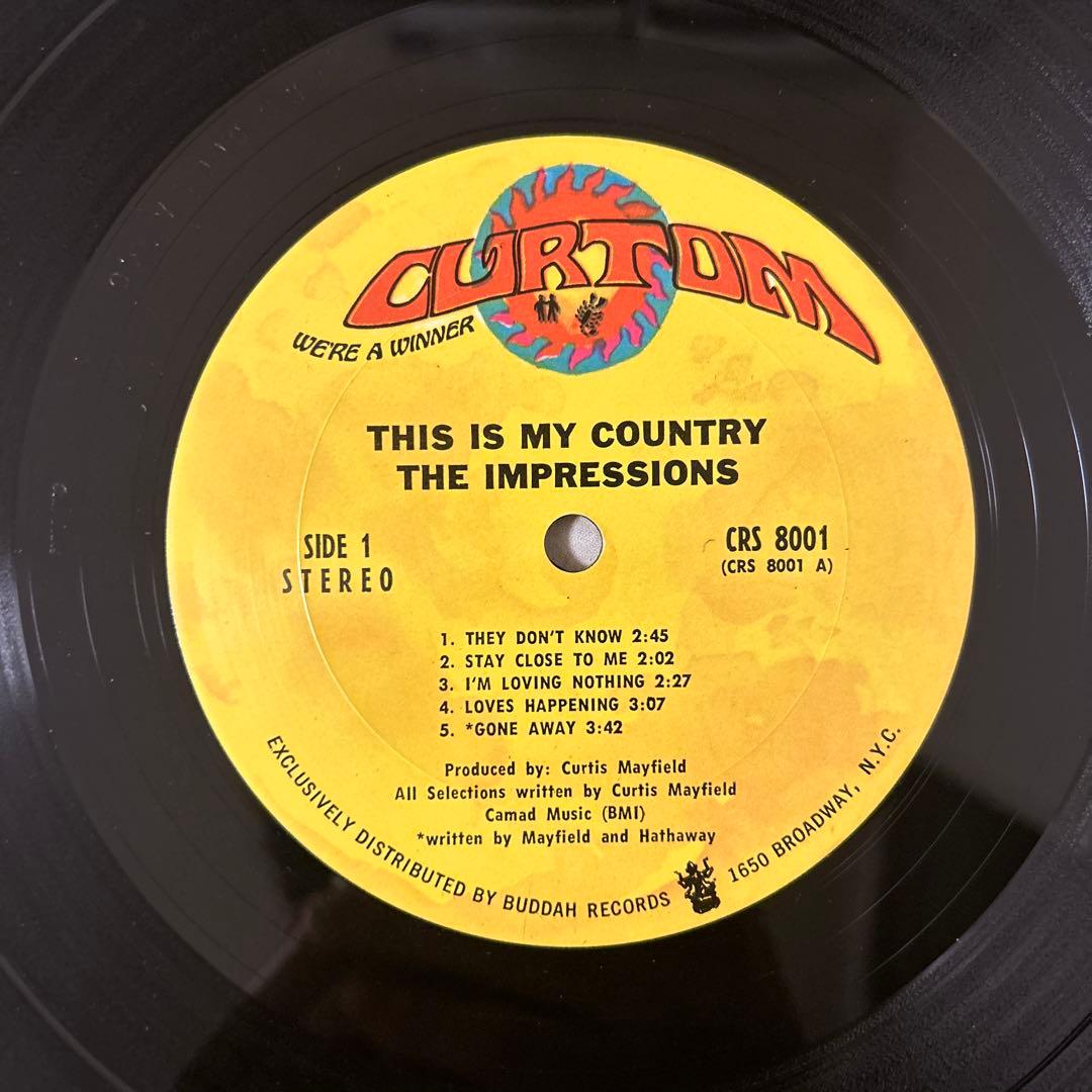 状態◎ The Impressions – This Is My Country