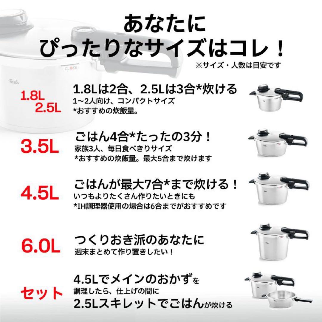 フィスラー ビタビット プレミアム 圧力鍋 3.5L◆新品未使用