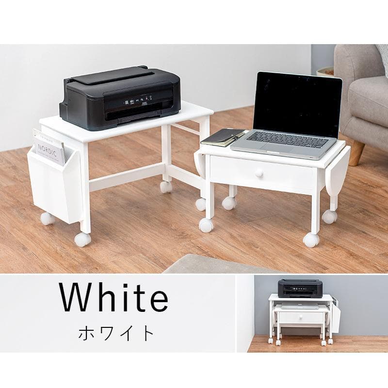 フォロー割【新品】プリンターも置ける 天然木 パソコンデスク アウトレット
