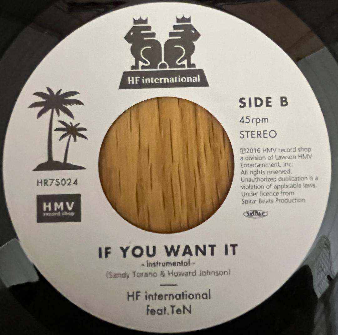 邦楽 HF international feat.TeN IF YOU WANT IT