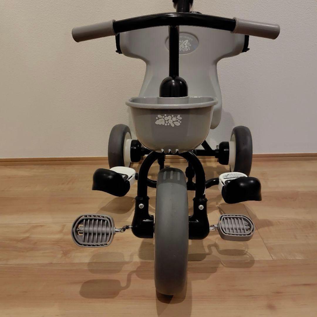 ides 折りたたみおさんぽコンポ グレー 三輪車