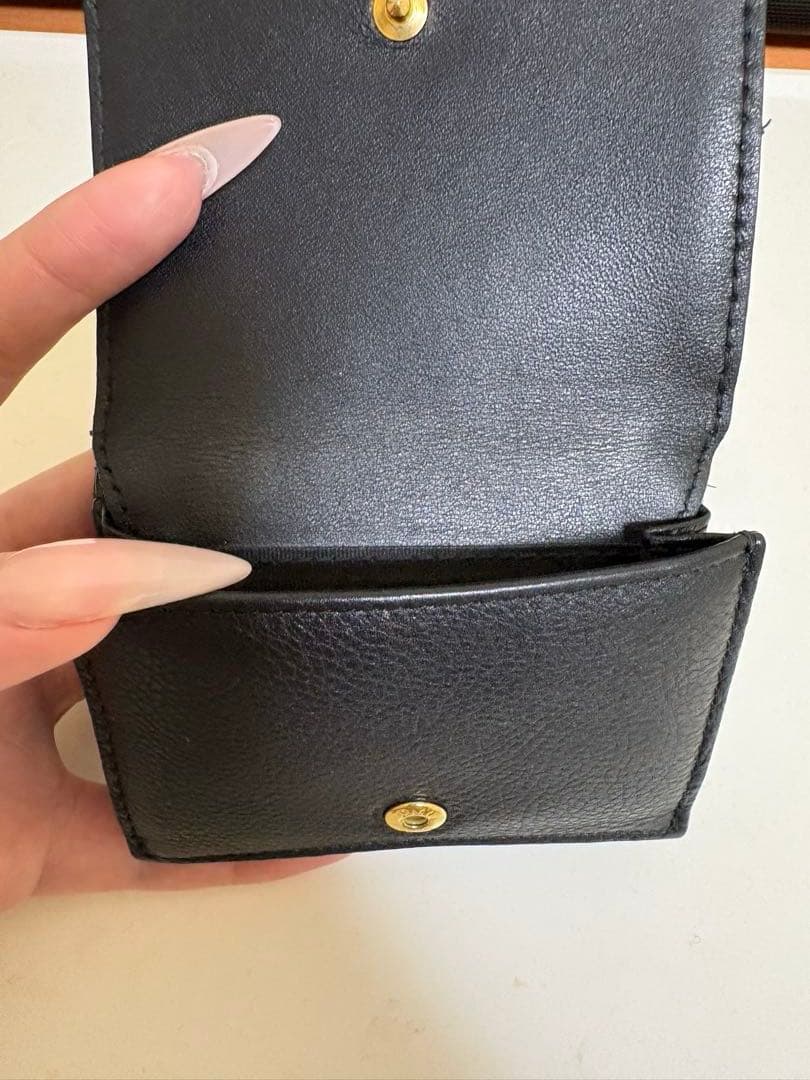 DIOR カロカナージュ　三つ折り財布