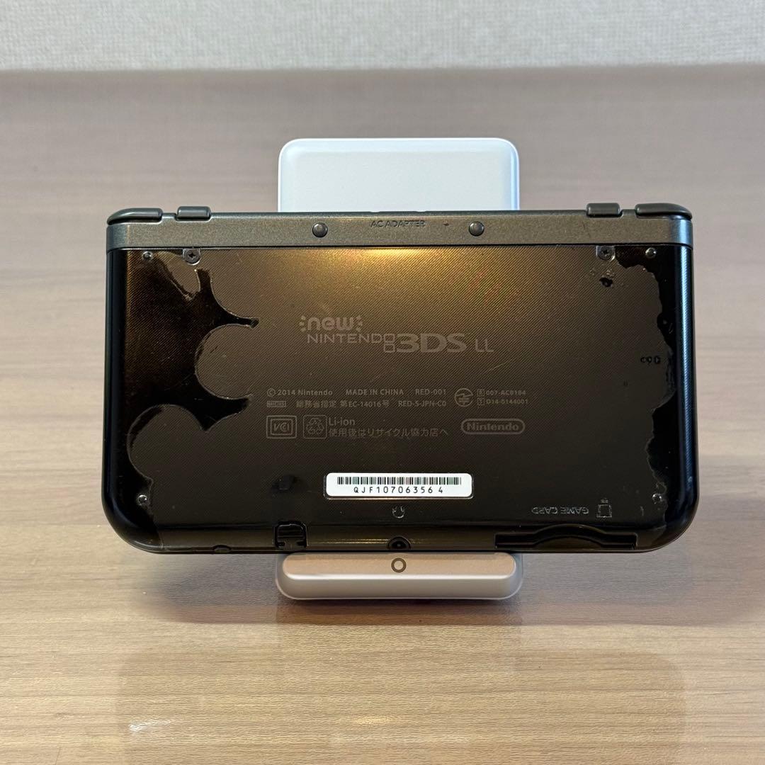 4-084 Newニンテンドー3DS LL メタリックブラック 上IPS搭載