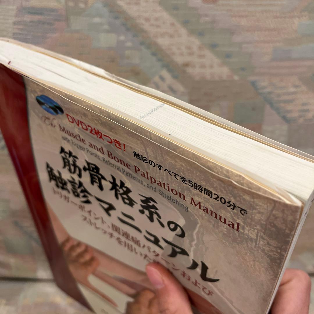 筋骨格系の触診マニュアル DVD付き　美品