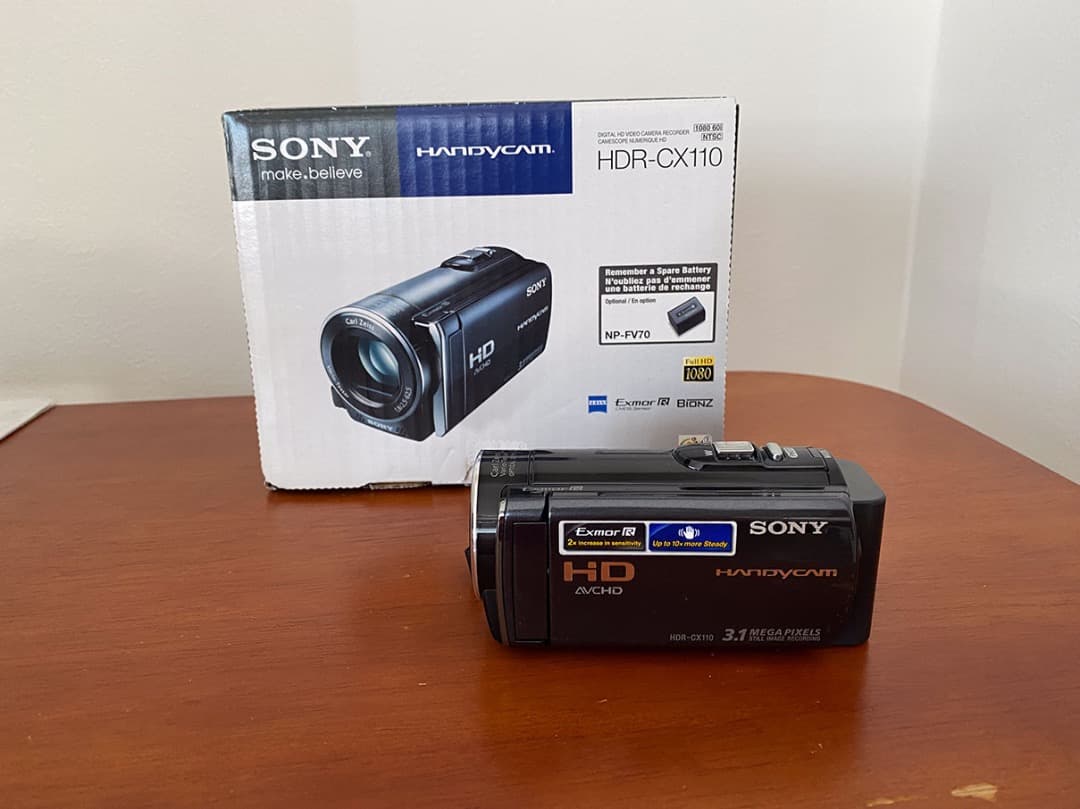 Sony Handy-cam HDR-CX110 （ソニー、ハンディカム）
